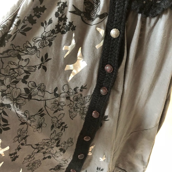 Free People Crochet Floral And Birds Tank Top - Picture 6 of 8